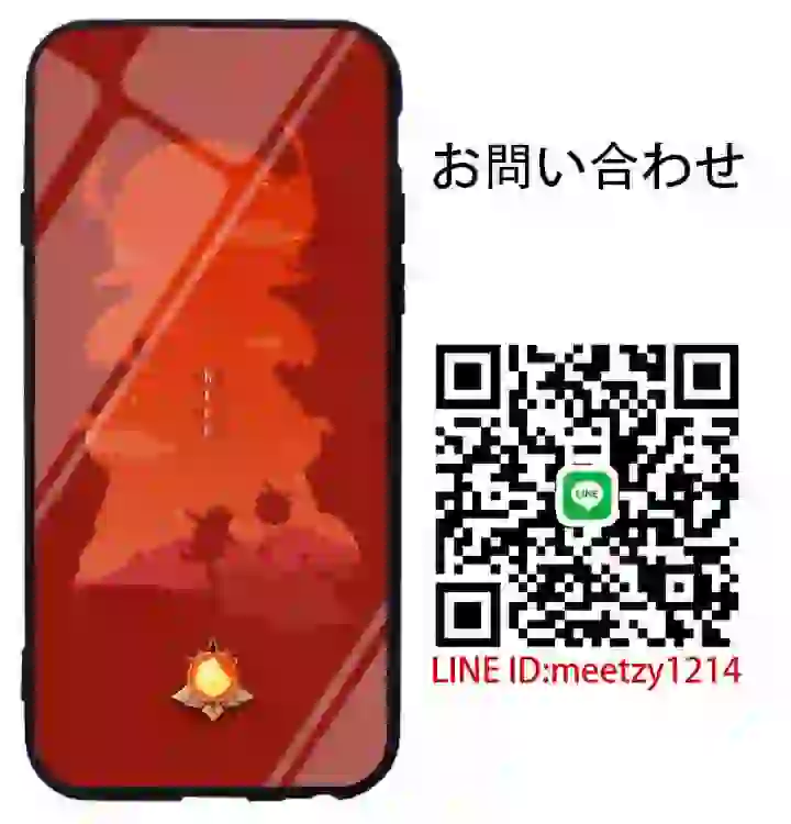 クレー iPhone Galaxy ケース-29