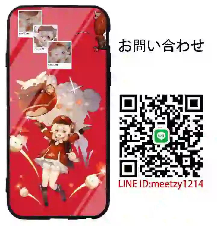 クレー iPhone Galaxy ケース-8