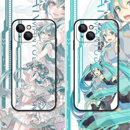 初音ミクiPhone16スマホケースカスタム