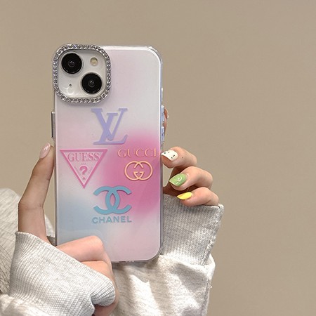 LV-Gucci-CHANEL 로고 삽입 콤비네이션 iPhone 케이스