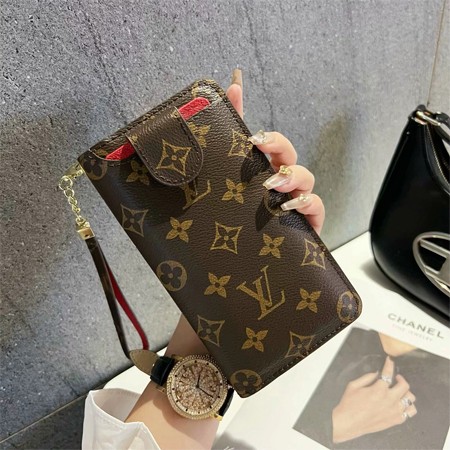 LV-グッチ ブランド カードホルダー一体型携帯 ケース