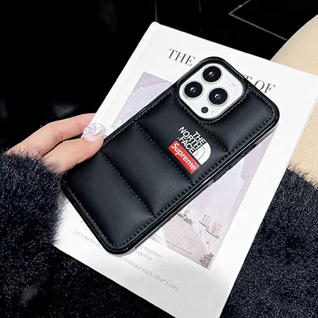 シュプリームX THE NORTH FACEコラボiPhone16シリーズスマホケース