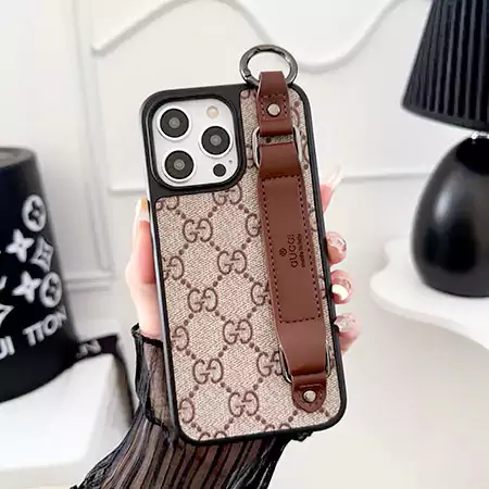 GUCCI iPhone15plus メタルロゴ スマホホルダーケース LV風スマホケース