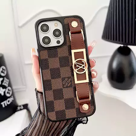 GUCCI iPhone15plus メタルロゴ スマホホルダーケース LV風スマホケース