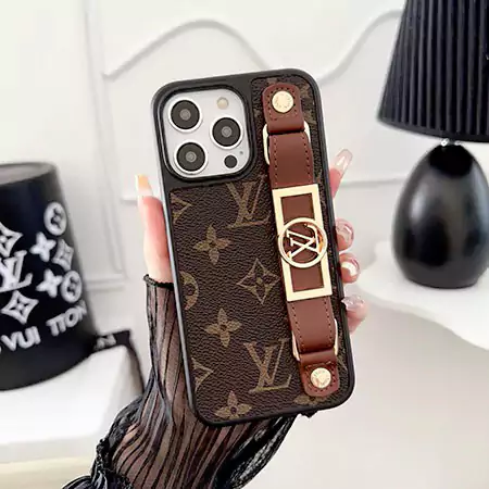 GUCCI iPhone15plus メタルロゴ スマホホルダーケース LV風スマホケース