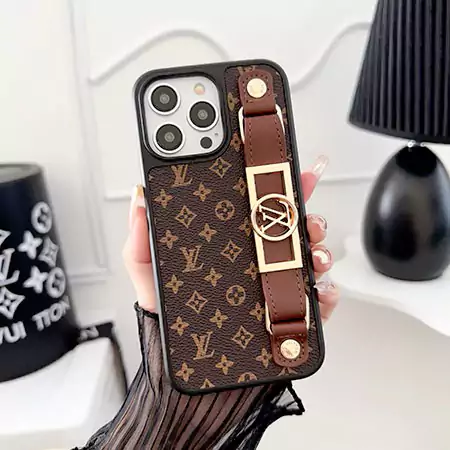 GUCCI iPhone15plus メタルロゴ スマホホルダーケース LV風スマホケース