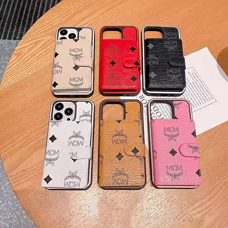 MCM カードケースモデル ツートーンサイドケース iPhone 16 スマホケース