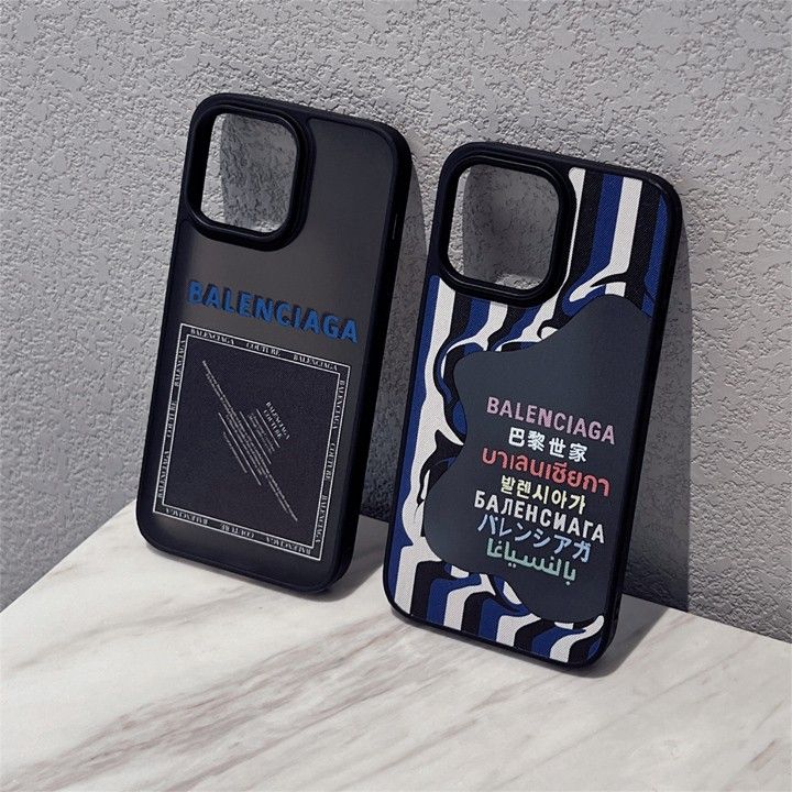 iPhoneシリーズ Galaxy Sシリーズ に対応 Balenciaga 携帯 ケース