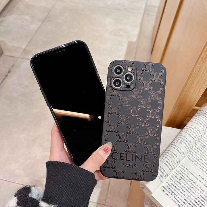 「CELINE」ロゴ iPhone 16/15promax/14pro シリコン スマホケース