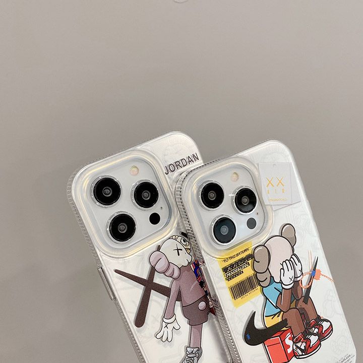 KAWS ロゴ iPhone14/13 ファッショナブルなスマホケース