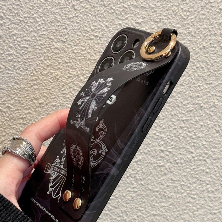 ブランドロゴ クロムハーツiPhone14proケース