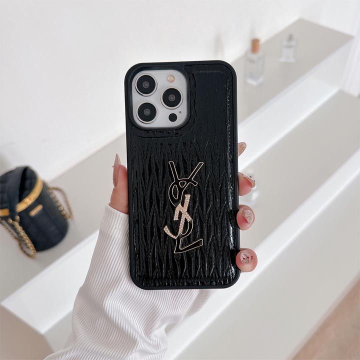 3D YSL アイフォン15 プロマックス レザーケース 洋風 耐衝撃