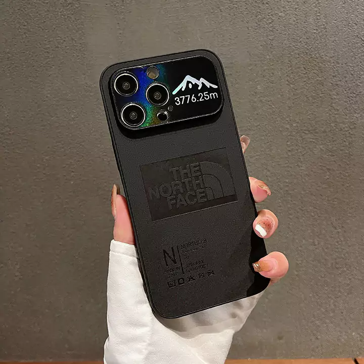 ブランドロゴiPhone 15pro maxスマホケース ノースフェイス