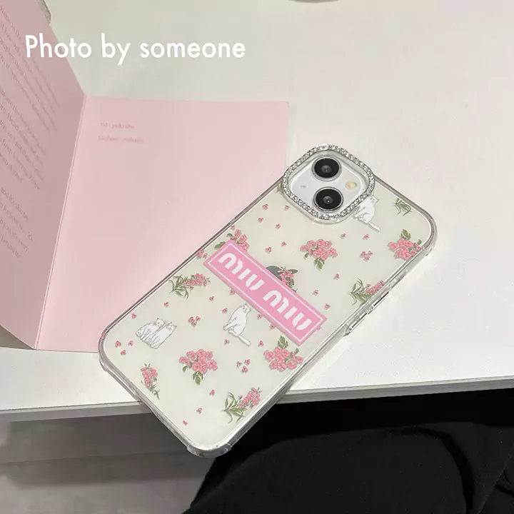 ミュウミュウiPhone14plusケース