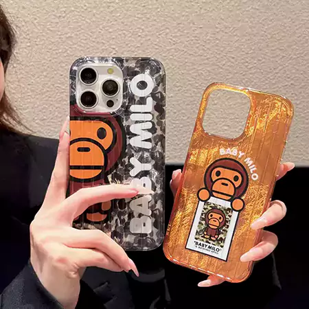 BApe ラゲージパターン ブランド iPhone 16 ケース