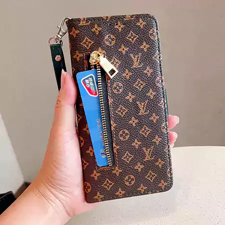 lv-gucci 手帳型レザーケース ストラップ カード挿入 iPhone 16 ケース