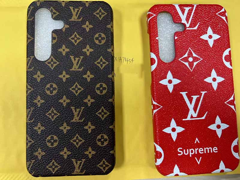 Galaxy S24 Ultra ケース ルイヴィトン風 おしゃれ ハイブランド スマホケース