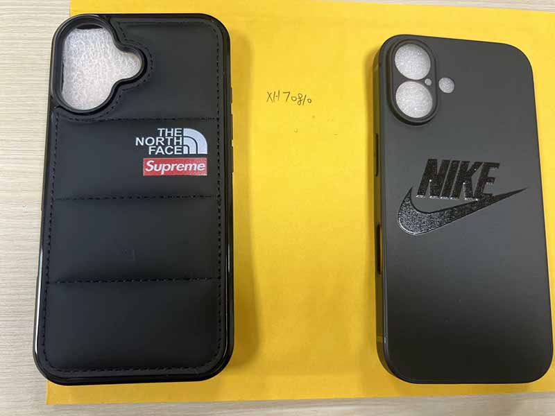 iPhone16  携帯 ケース ナイキ シュプリーム風