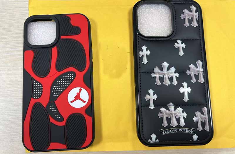 iPhone16 Pro Max 携帯 ケース Chrome Heart風 ストリート