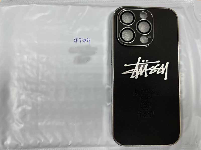 iPhone16 Pro ケース Stussy風 ストリートパロディ