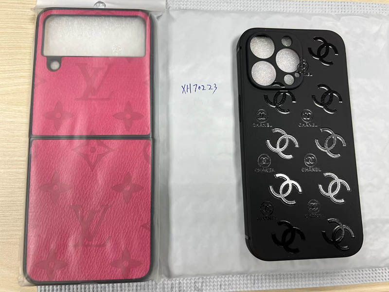 Galaxy Z Flip4 ケース ステューシー風 ストリートハ イブランド