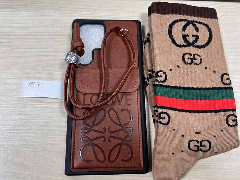 Galaxy S22 ケース Loewe 風 ハイブランド スマホケース