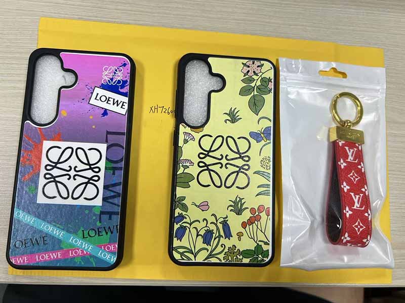 Galaxy A52 5G ケース ハイブランド ロエベ風