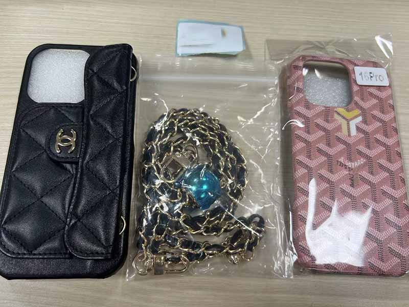 iPhone16 Pro ケース ゴヤール風 ブランド レディース