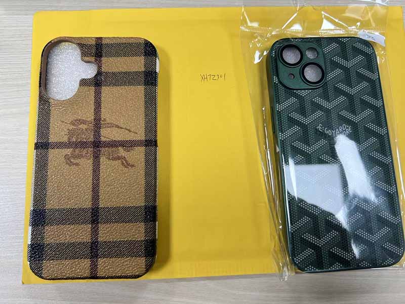 iPhone14 カバー ゴヤール風 ブランド メンズ