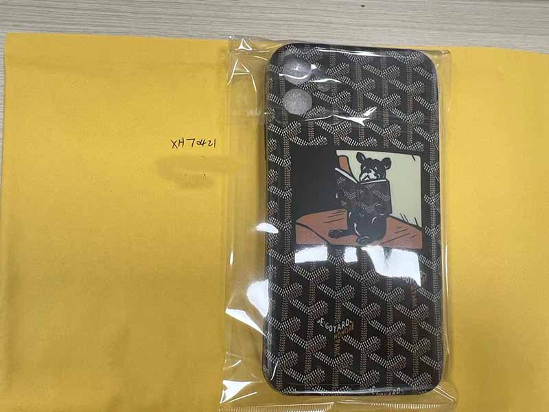 iPhone11 ケース ゴヤール風 ブランド おしゃれ