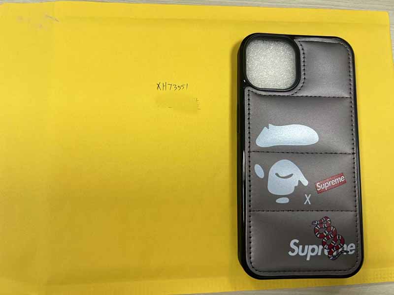 iPhone14 カバー シュプリーム風 ハイブランド ストリート
