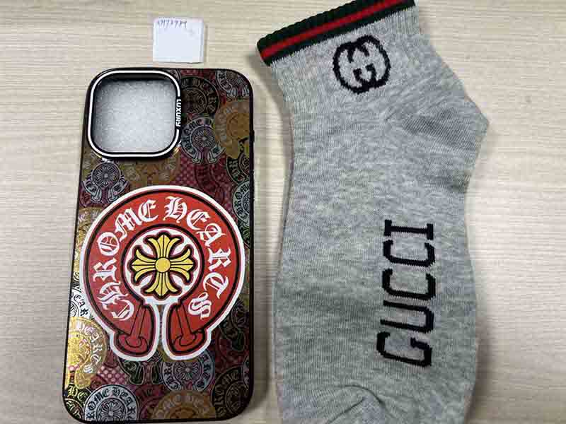 iPhone15 Pro Max 携帯 ケース Chrome Heart風 ハイブランド