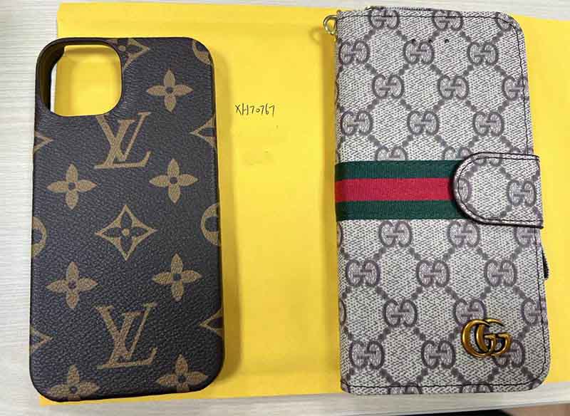 iPhone14 Pro 手帳型 ケース ​Gucci風 ハイブランド スマホケース メンズ