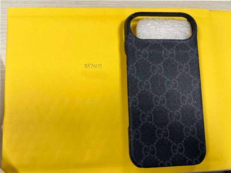 iPhone17 Air ケース ​グッチ風 ハイブランド スマホケース