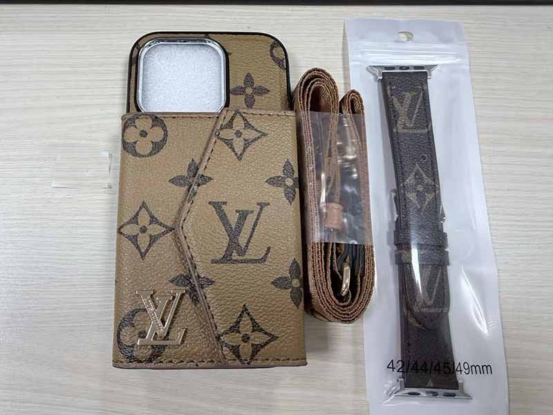 iPhone14 ケース カード 収納 LV風 ハイブランド スマホケース 男性向け