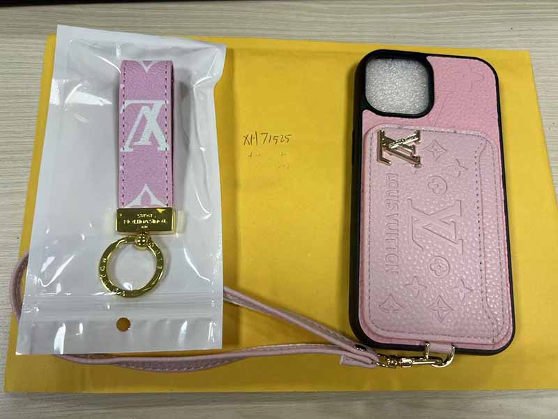 iPhone15 ケース カード 入れ Louis Vuitton風 ハイブランド スマホケース