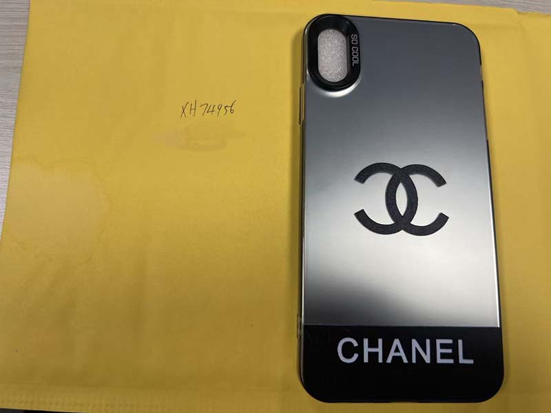 iPhone XS Max ケース シャネル風 ハイブランド スマホケース