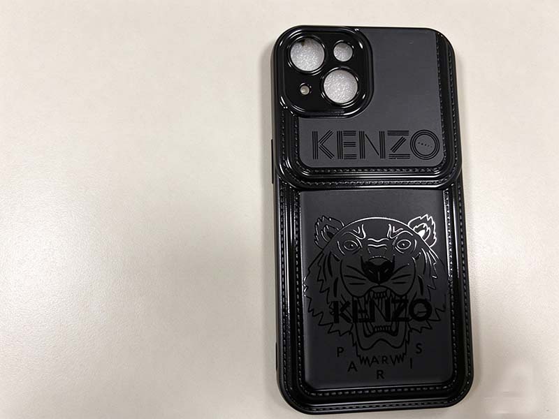 iPhone14 ケンゾー風 ハイブランド スマホケース 黑