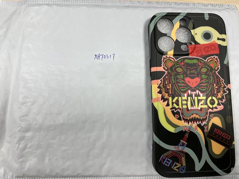iPhone15 Pro Max カバー ケンゾー風 ハイブランド スマホケース