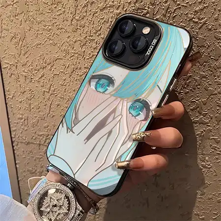 青い目の初音ミクmikui全機種対応 iPhone16スマホケース