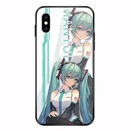 初音ミクiPhone16スマホケースカスタム